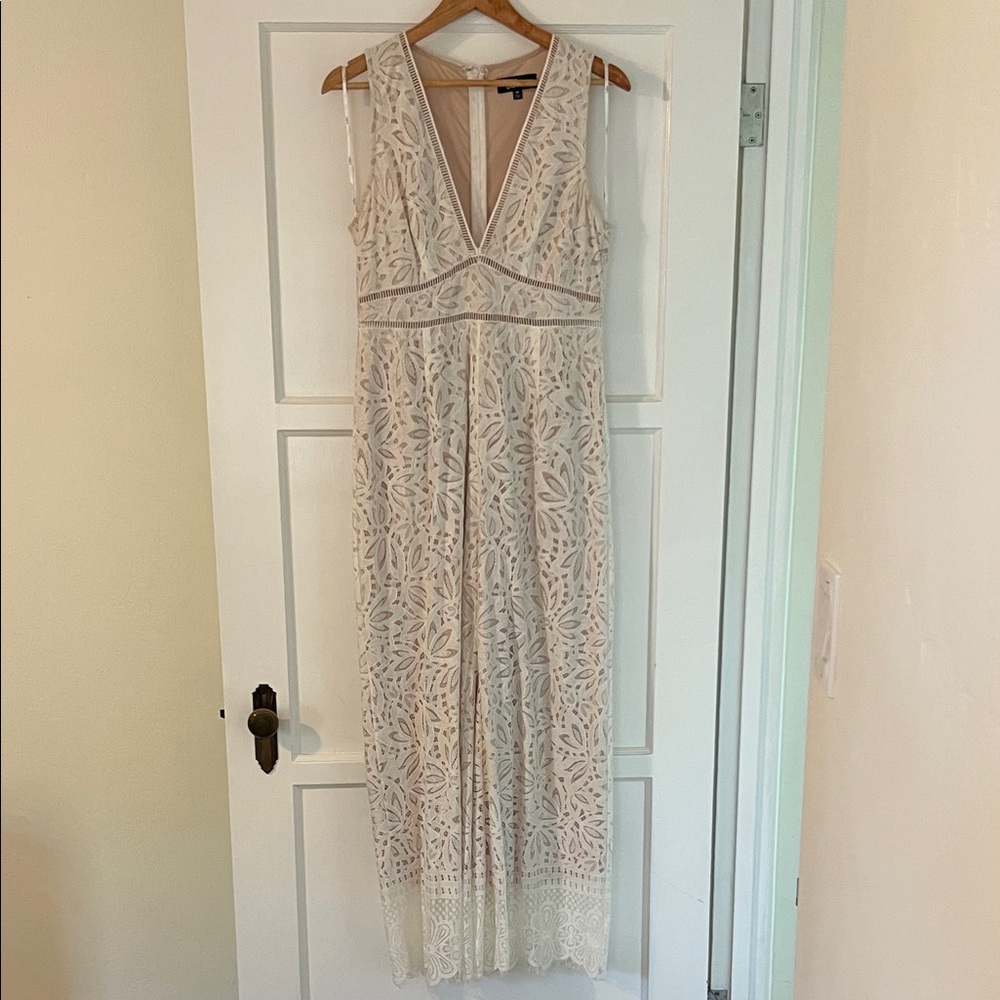 Lulu’s Cream Lace Jumpsuit